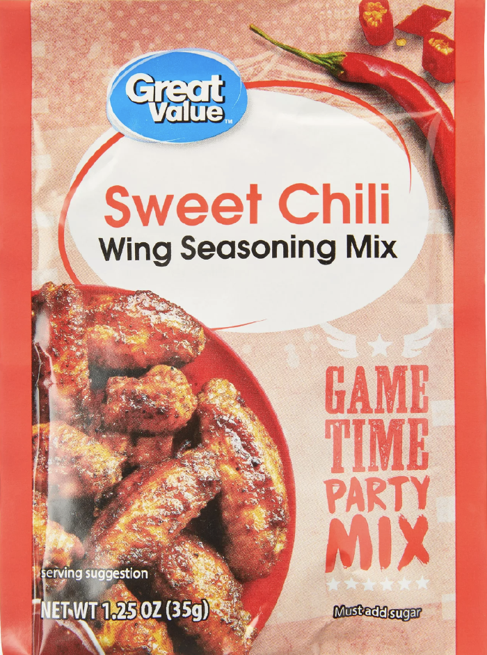 Sweet Chili Wing Seasoning Mix from Walmart