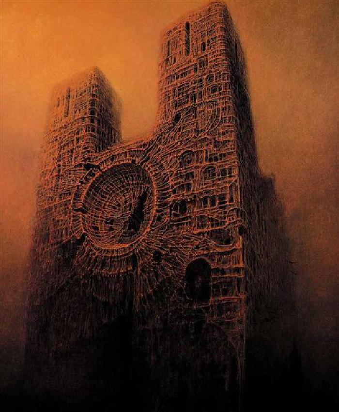 **Untitled** by Zdzisław Beksiński