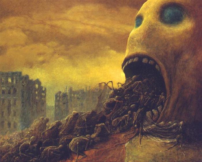 **Untitled** by Zdzisław Beksiński