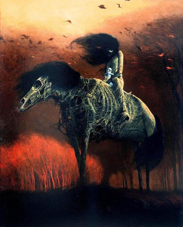 **Untitled** by Zdzisław Beksiński